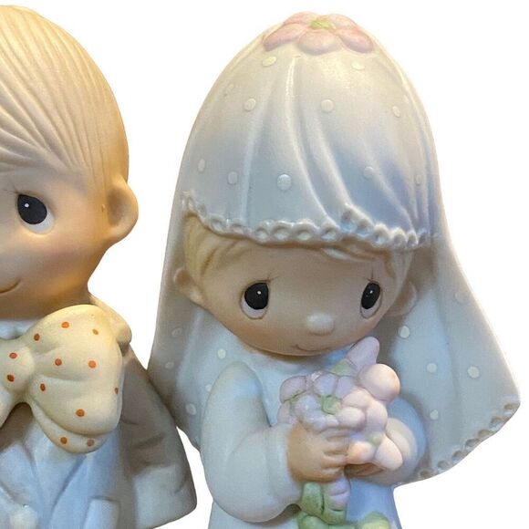 Vintage Precious Moments - Jonathan & David 1979 The Lord Bless You and Keep You - Picture 3 of 7